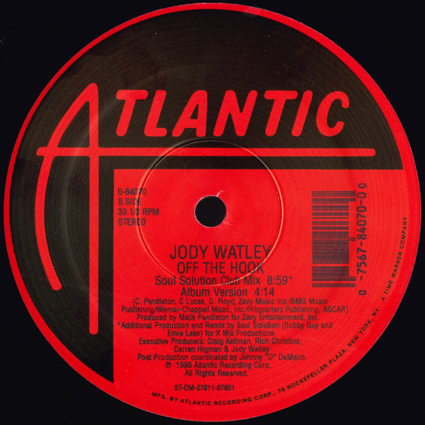 Jody Watley : Off The Hook (2x12", Maxi)