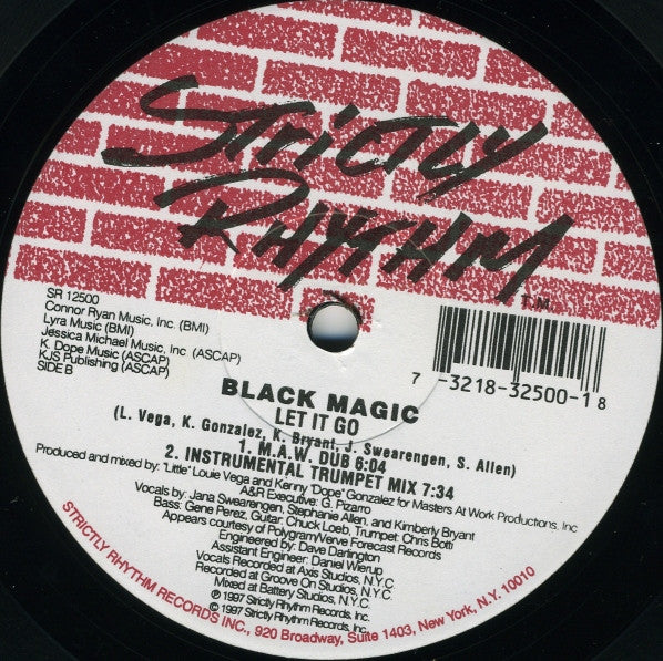 Black Magic : Let It Go (12")