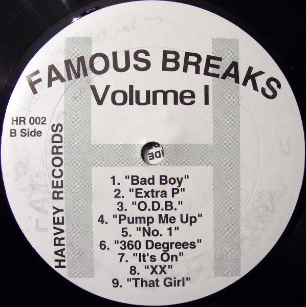 Various : Famous Breaks Volume I (12", Comp, Unofficial)