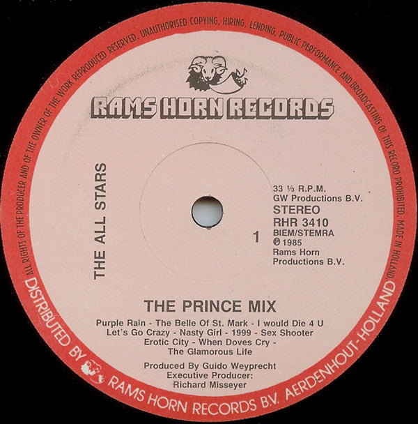 The All Stars : The Prince Mix (12", S/Sided)