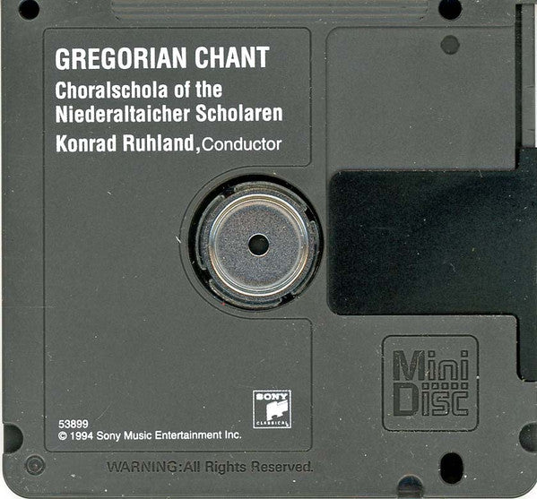 Niederaltaicher Scholaren / Konrad Ruhland : Gregorian Chant (MD, Album)