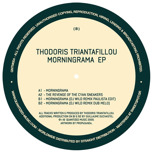 Thodoris Triantafillou : Morningrama EP (12", EP)