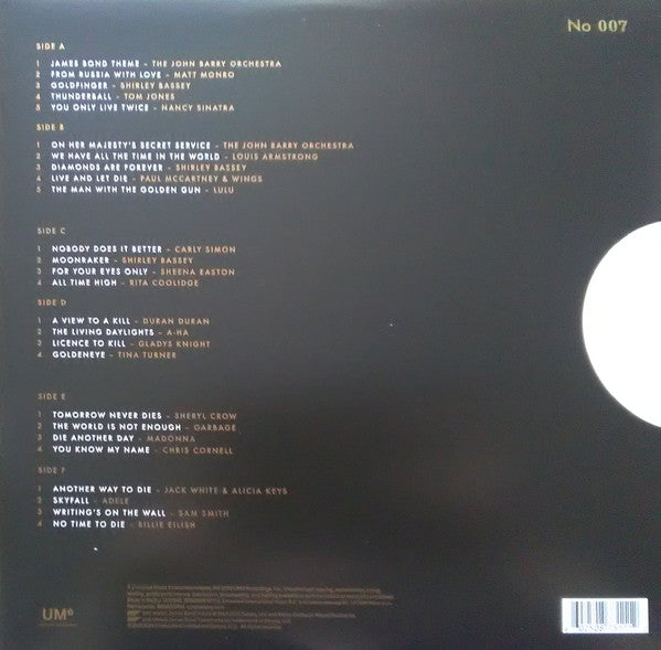 Various : The Best Of Bond... James Bond (3xLP, Comp, Ltd, Gol)