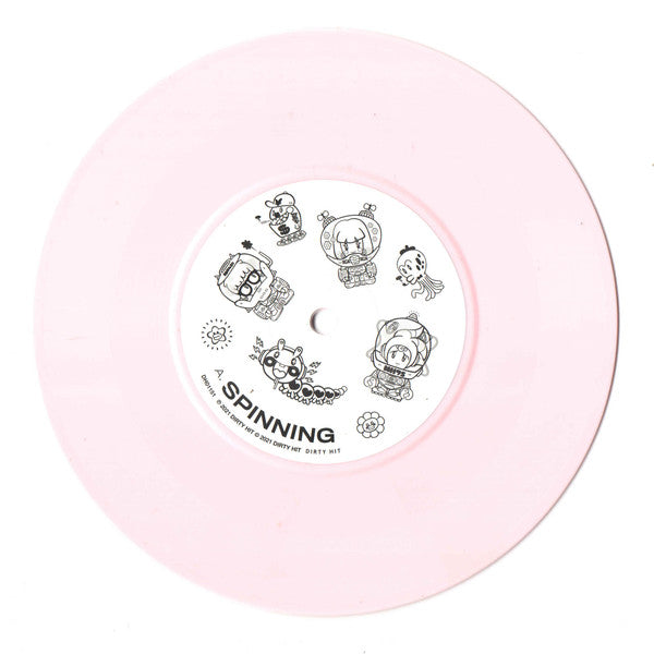 No Rome Featuring Charli XCX & The 1975 : Spinning (7", Single, Ltd, Pin)