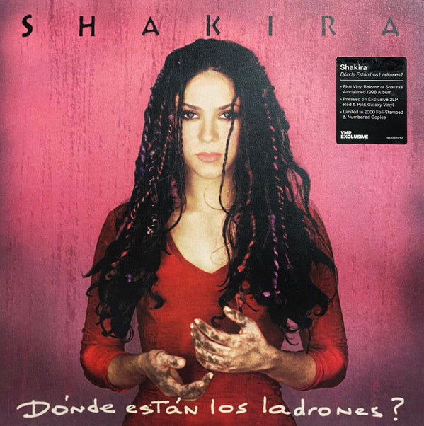 Shakira : Dónde Están Los Ladrones? (2xLP, Album, Club, Ltd, Num, RE, Red)