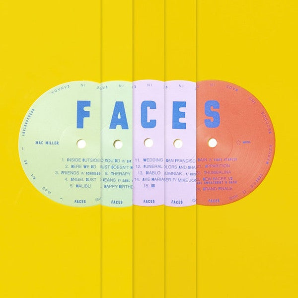 Mac Miller : Faces (3xLP, Mixtape, RE, Yel)