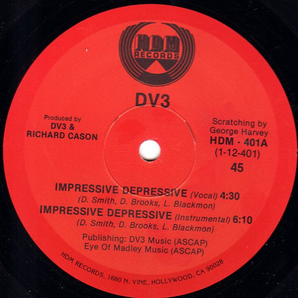 DV3 : Impressive Depressive (12")