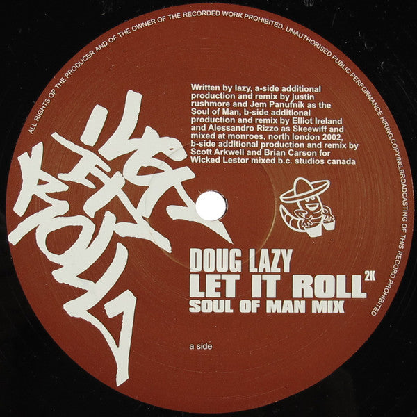 Doug Lazy : Let It Roll 2K (12")