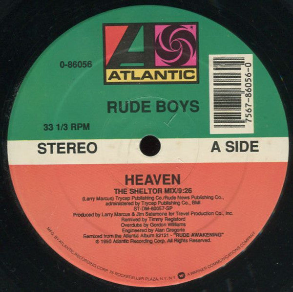 Rude Boys : Heaven (12")