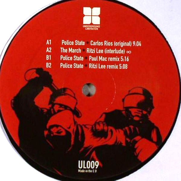 Carlos Rios / Ritzi Lee : Police State (12")