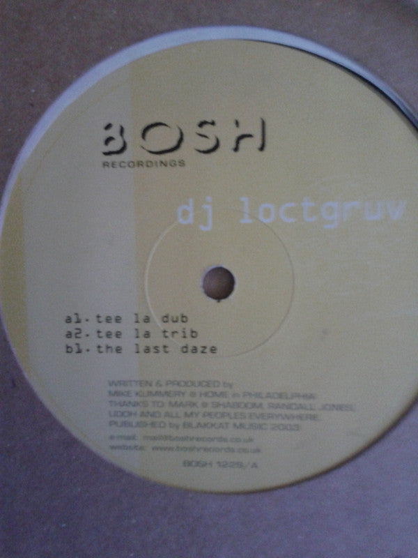 DJ Loctgruv : Tee La Dub (12")