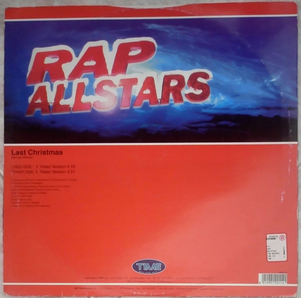 Rap Allstars Feat. Leroy Daniels : Last Christmas (12")