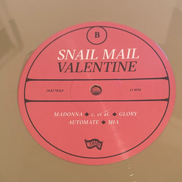 Snail Mail (2) : Valentine (LP, Album, Ltd, Gol)