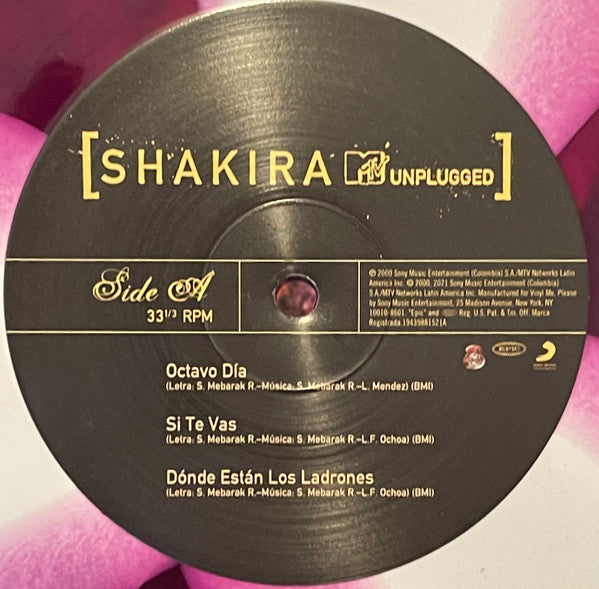 Shakira : MTV Unplugged (2xLP, Album, Club, Ltd, Num, RE, Mag)