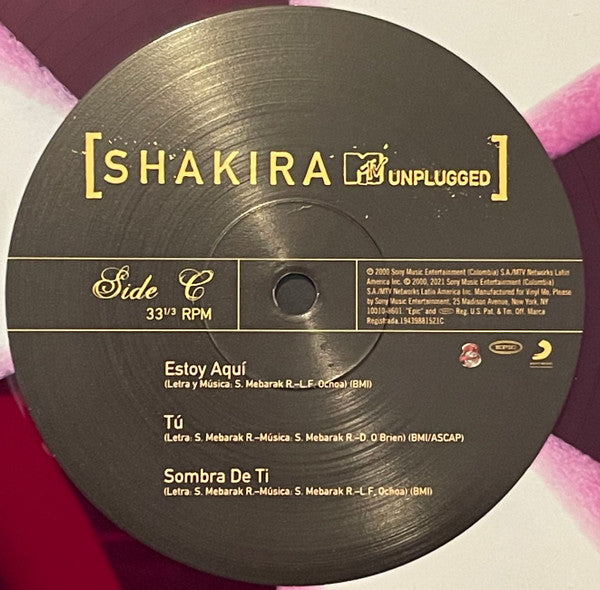 Shakira : MTV Unplugged (2xLP, Album, Club, Ltd, Num, RE, Mag)