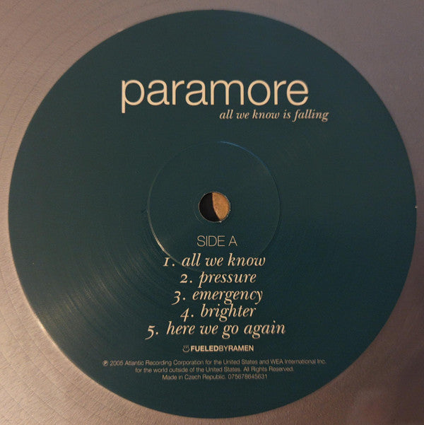 Paramore : All We Know Is Falling (LP, Album, Ltd, RE, Sil)