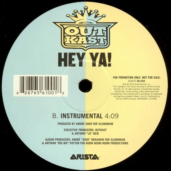 OutKast : Hey Ya! (12", Promo)