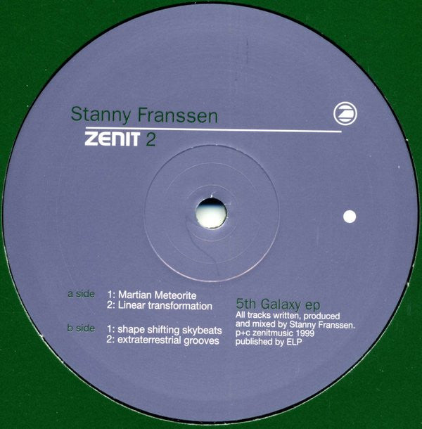 Stanny Franssen : 5th Galaxy EP (12", EP)