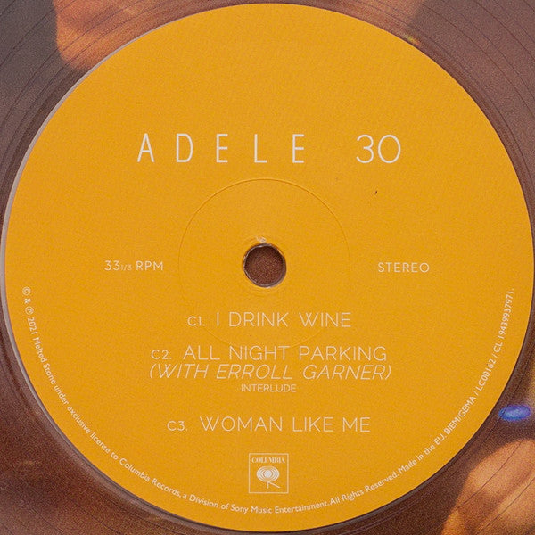 Adele (3) : 30 (2xLP, Album, Ltd, Cle)