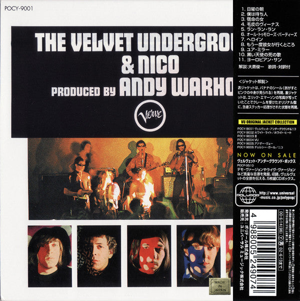 The Velvet Underground & Nico (3) : The Velvet Underground & Nico (CD, Album, RE, Gat)