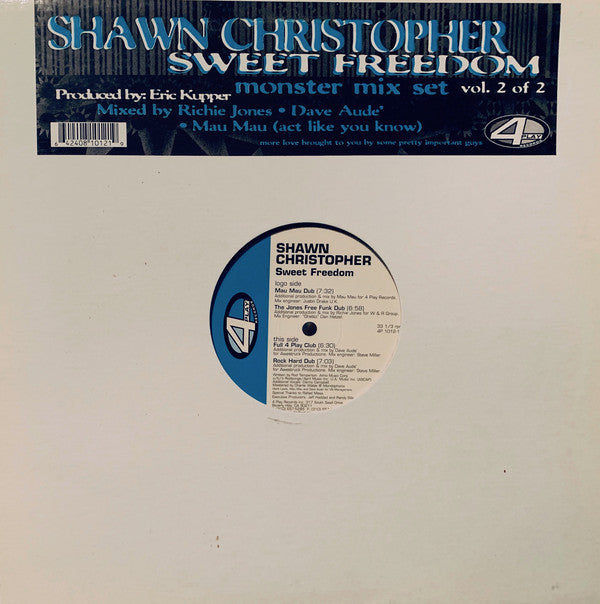 Shawn Christopher : Sweet Freedom (12")