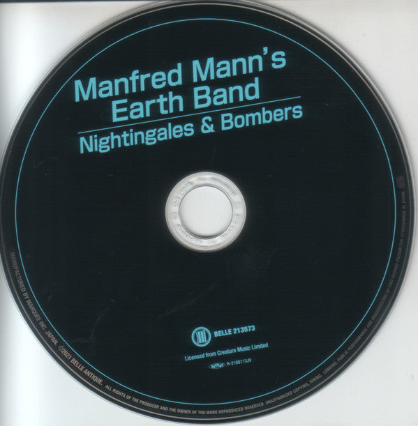 Manfred Mann's Earth Band : Nightingales & Bombers (CD, Album, RE, RM, SHM)