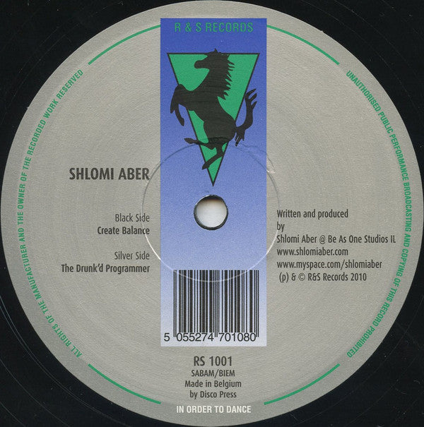 Shlomi Aber : Create Balance / The Drunk'D Programmer (12")