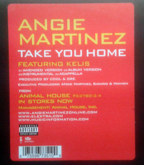 Angie Martinez : Take You Home (12")