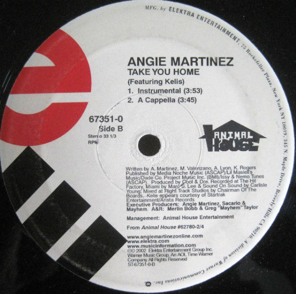 Angie Martinez : Take You Home (12")