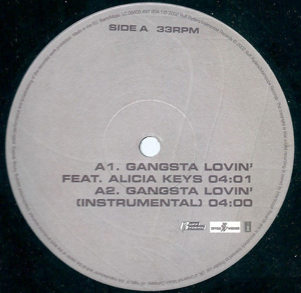 Eve (2) Featuring Alicia Keys : Gangsta Lovin' (12")