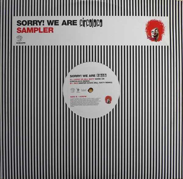 Various : Sorry! We Are Circoloco (Sampler) (12", Smplr)