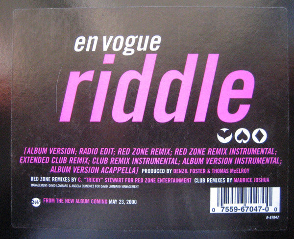 En Vogue : Riddle (12")