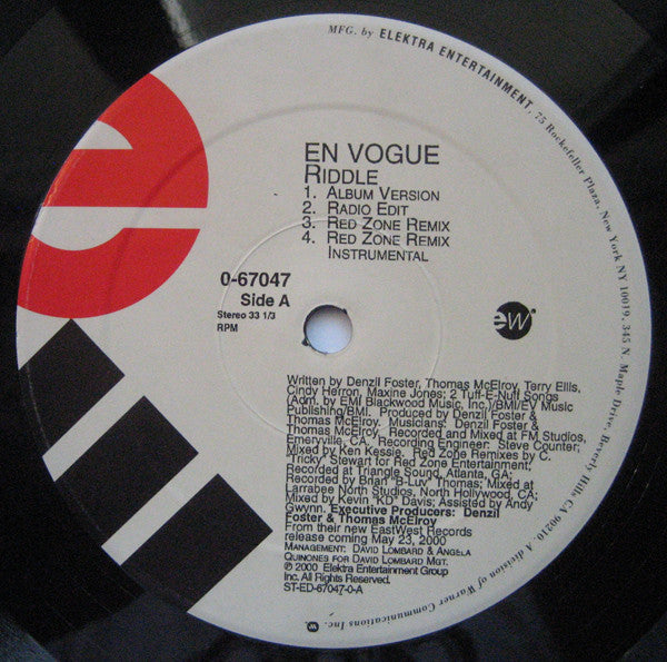 En Vogue : Riddle (12")