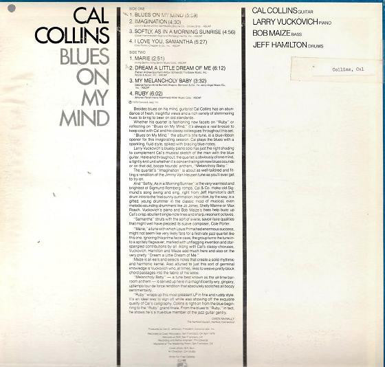 Cal Collins : Blues On My Mind (LP, Album)