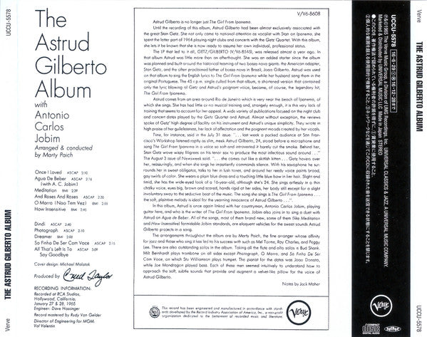 Astrud Gilberto : The Astrud Gilberto Album (CD, Album, RE, SHM)