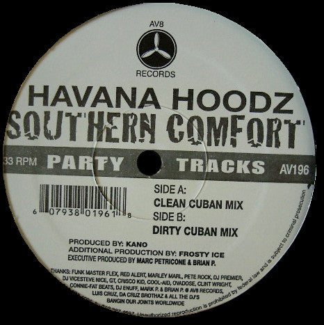 Havana Hoodz : Southern Comfort (12")