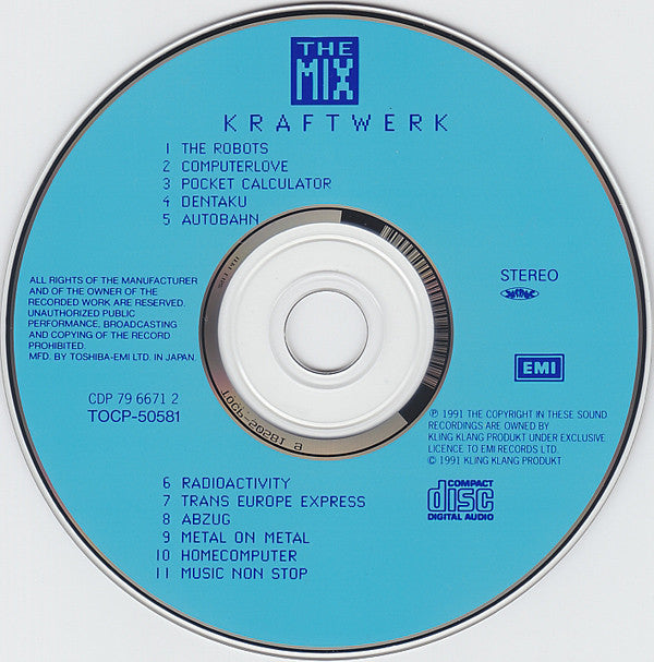 Kraftwerk : The Mix (CD, Album, RE)