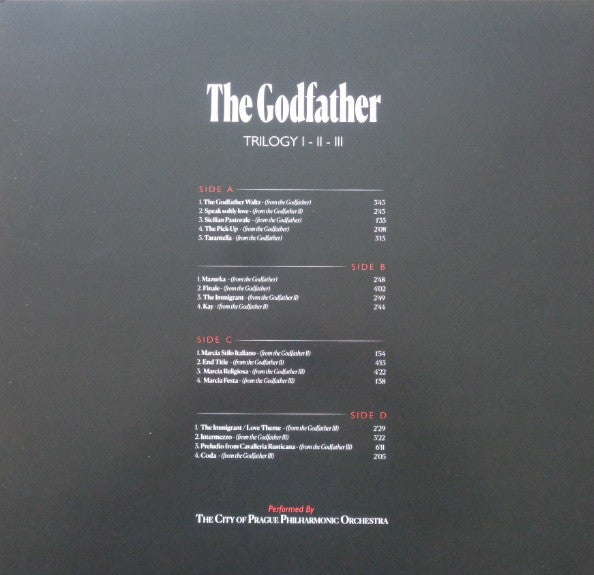 Various : The Godfather - Trilogy I • II • III (2xLP, Comp, RE, Whi)