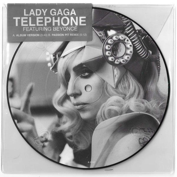 Lady Gaga Featuring Beyoncé : Telephone (7", Single, Pic)