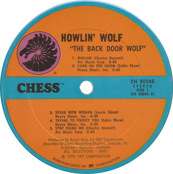 Howlin' Wolf : The Back Door Wolf (LP, Album)