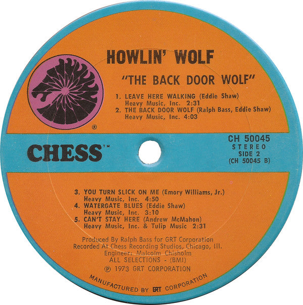 Howlin' Wolf : The Back Door Wolf (LP, Album)