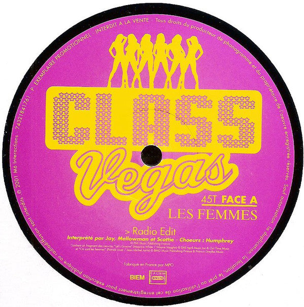 Class Vegas : Les Femmes (12", Promo)