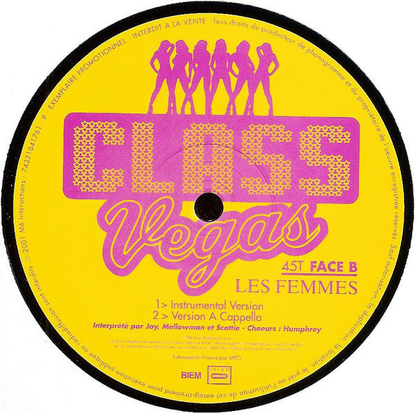 Class Vegas : Les Femmes (12", Promo)