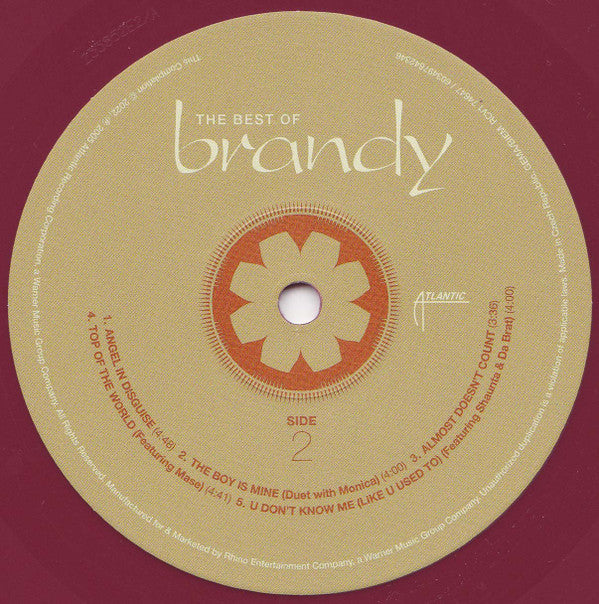 Brandy (2) : The Best Of Brandy (2xLP, Comp, RE, Mar)