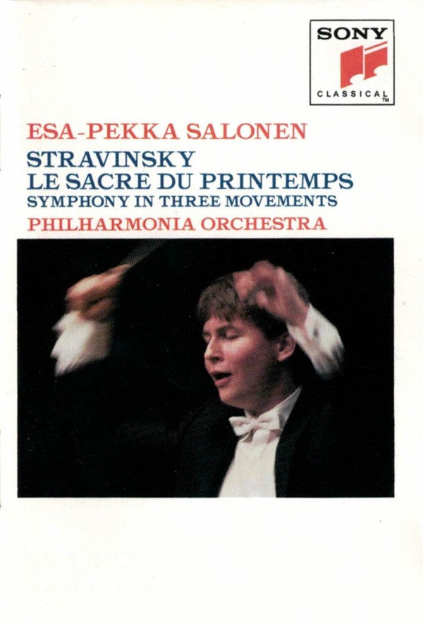 Igor Stravinsky – Philharmonia Orchestra, Esa-Pekka Salonen : Le Sacre Du Printemps / Symphony In Three Movements (MD, Album, RE)