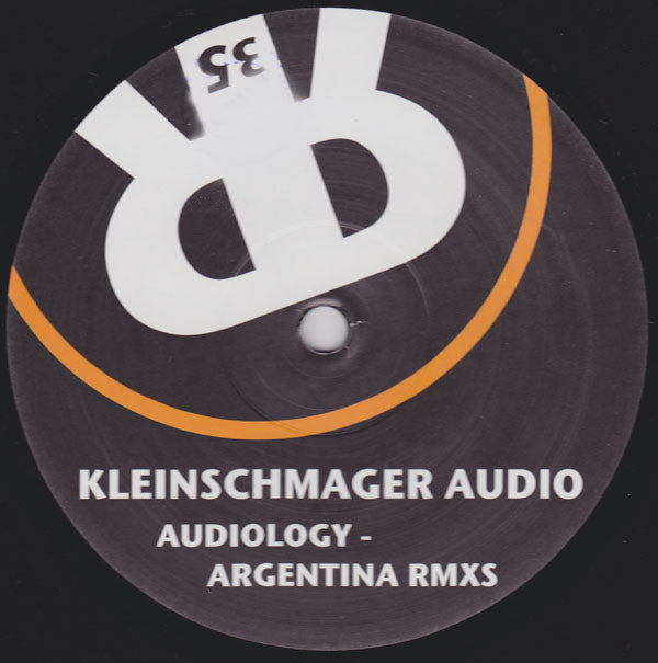 Kleinschmager Audio : Audiology - Argentina Rmxs (12")