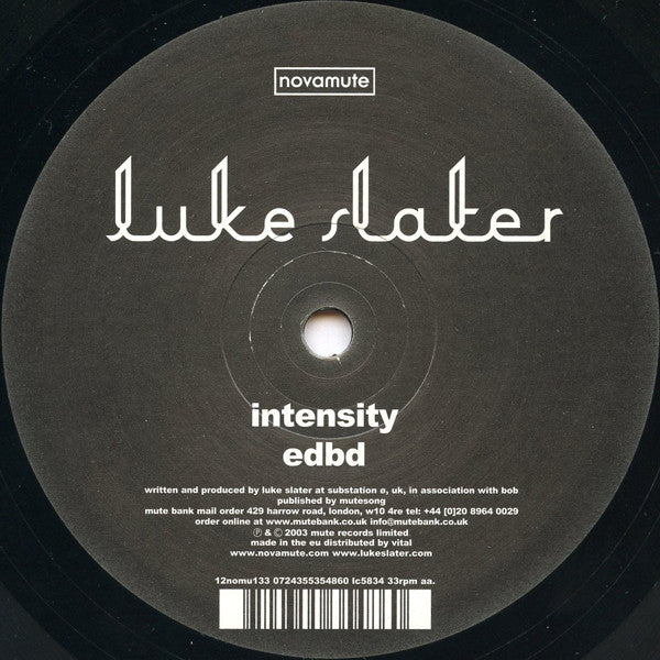 Luke Slater : Traktion Action (12")