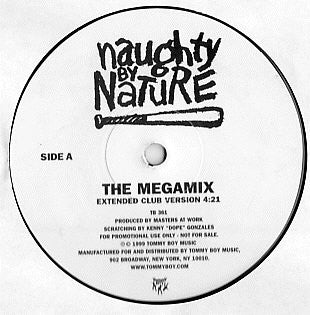 Naughty By Nature : The Megamix (12", Promo)