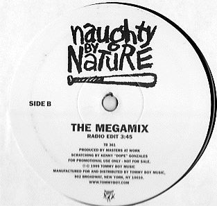 Naughty By Nature : The Megamix (12", Promo)