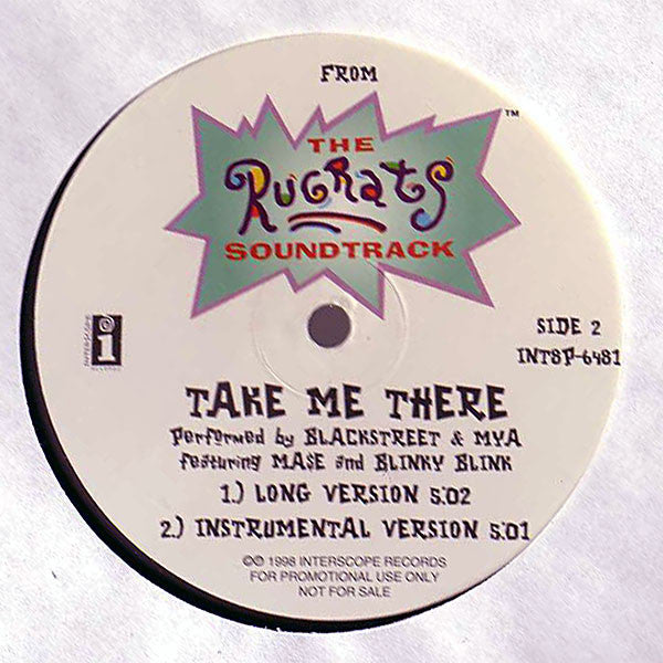 Blackstreet & Mya Featuring Mase & Blinky Blink : Take Me There (12", Promo)